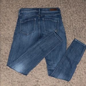 Express Jean Mid rise Leggings (Size 6)